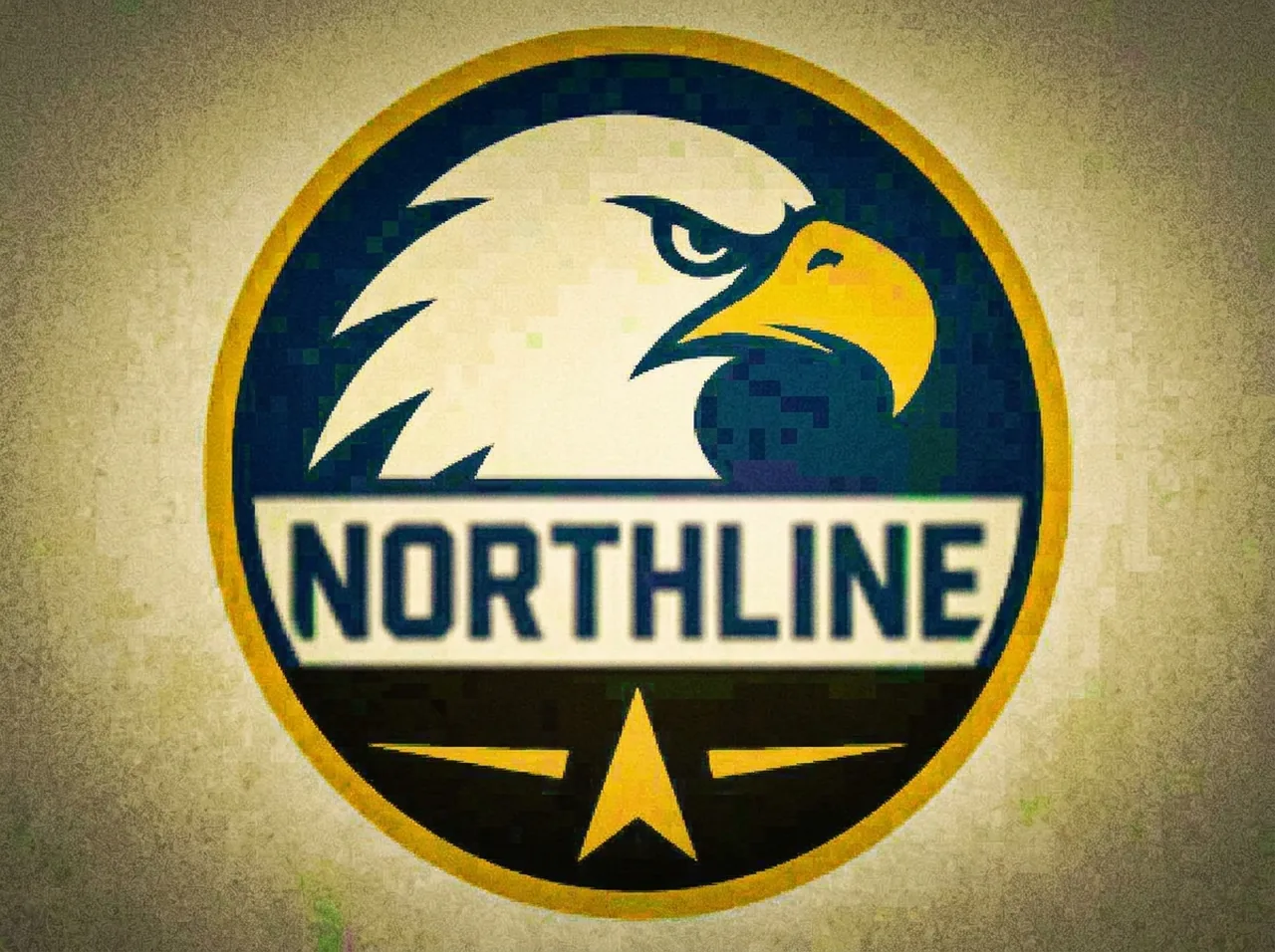 Low resolution logo with blurry edges before conversion